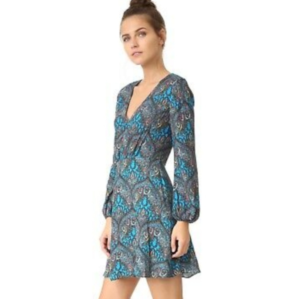 Alice & Olivia Empire Waist Paisley Dress sz 2